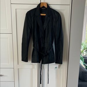 Marc New York Black Leather Jacket
